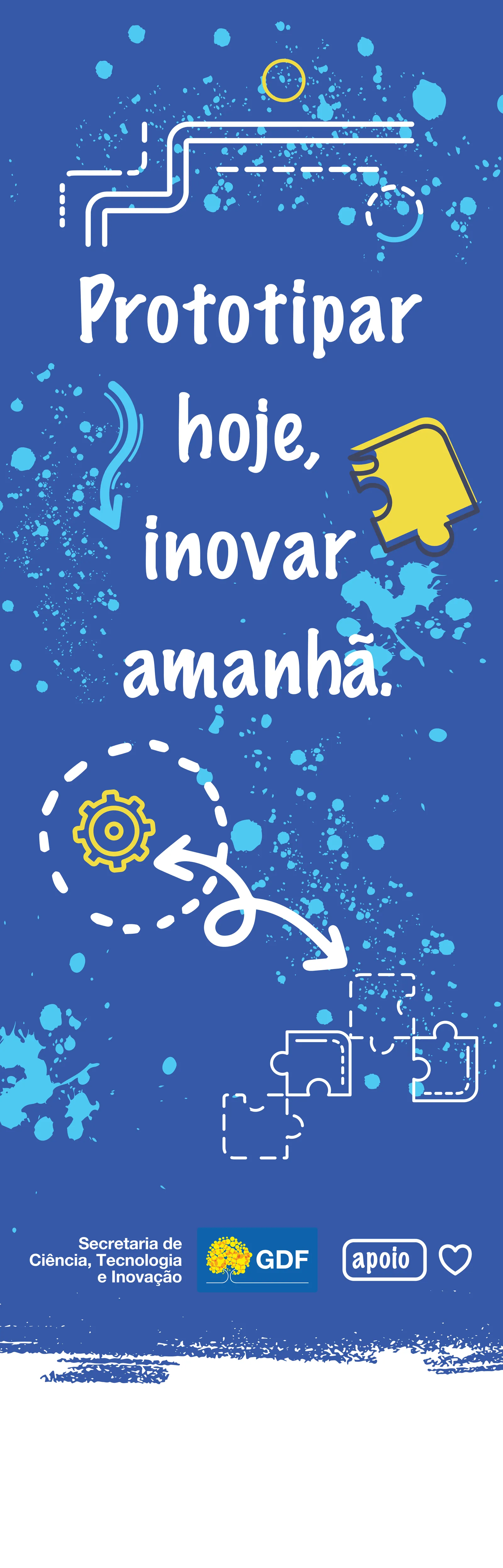 Alunos prototipando e inovando na sala maker